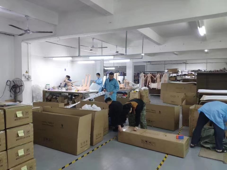 Packaging Sex Dolls in The Factory