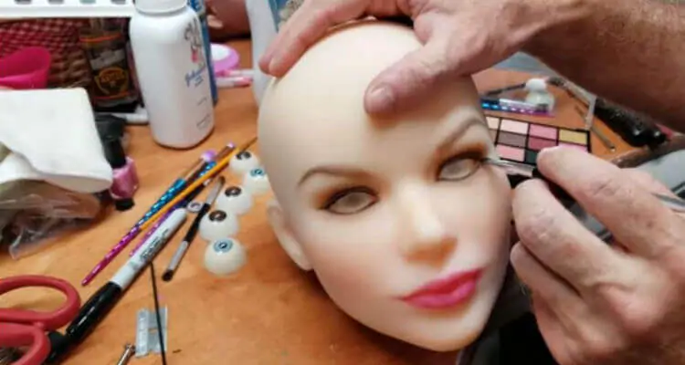 sex dolls pre-makeup